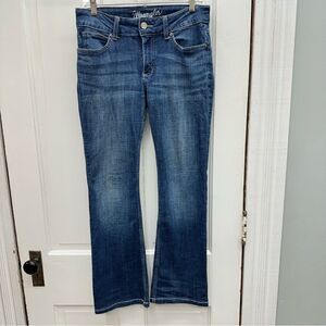 Wrangler western wear bootcut‎ denim jeans women's 7 x 32
